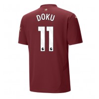 Dres Manchester City Jeremy Doku #11 Rezervni 2024-25 Kratak Rukav